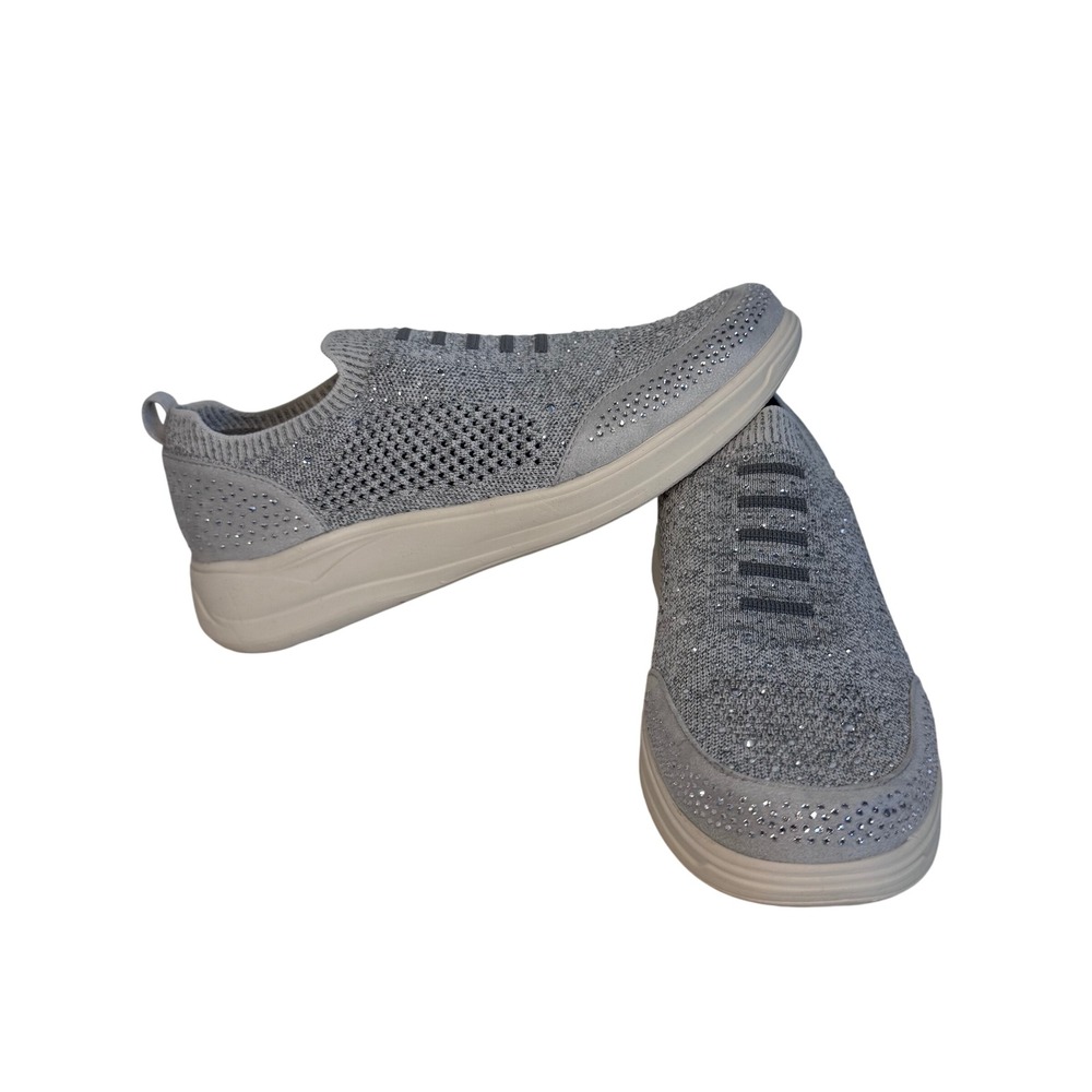 BZees For Lifestride Women's 9 Timeless Bright Slip-On Sneaker Washable Sparkly